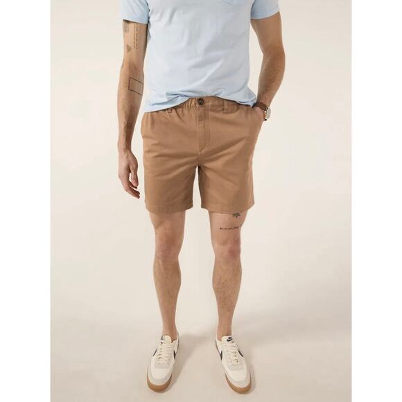 Chubbies The Original 7" Shorts Men's Size Small Khaki Casual Everyday Stretch - Picture 1 of 9